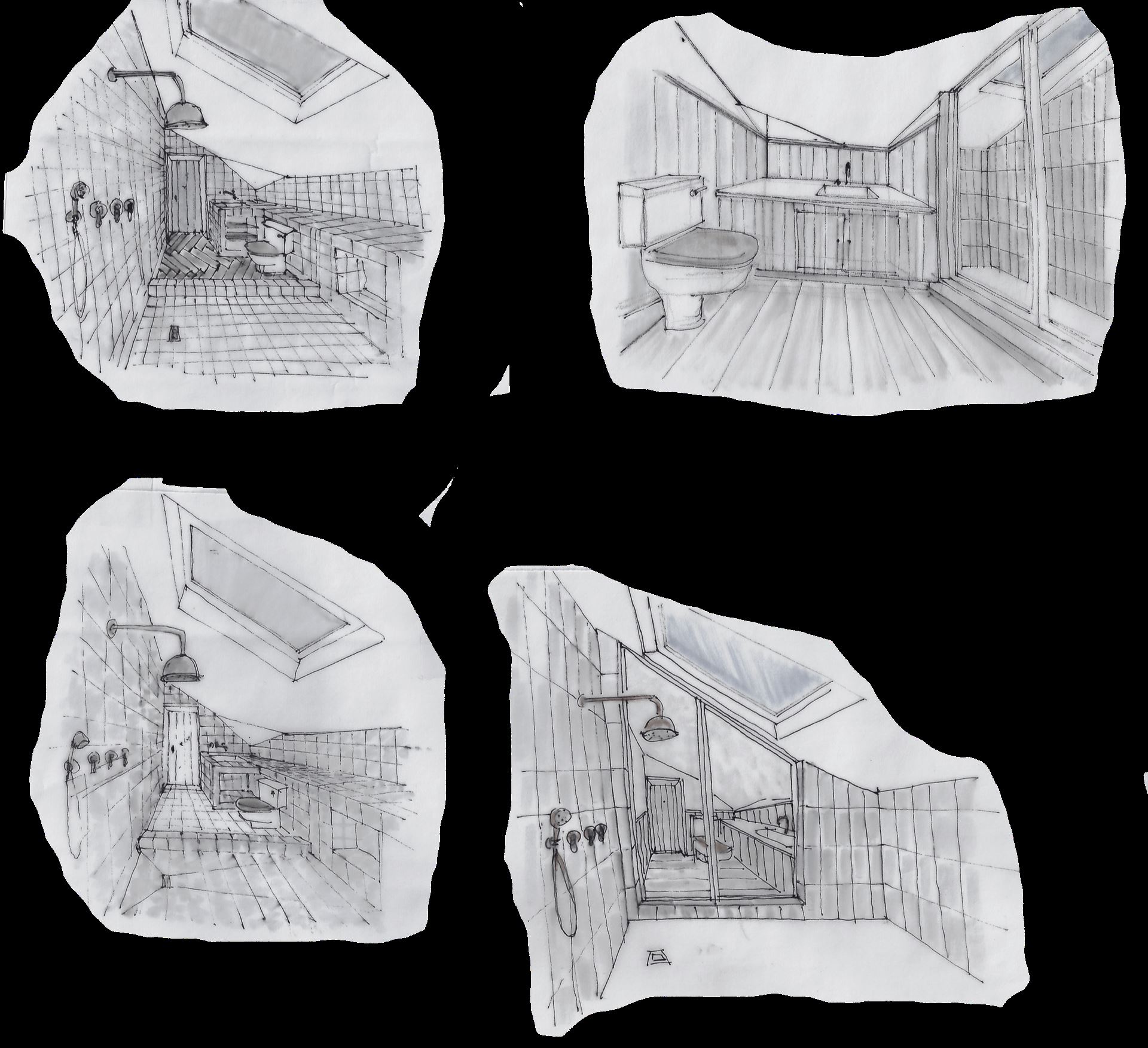 Casa Sto Antonio, architectural sketch