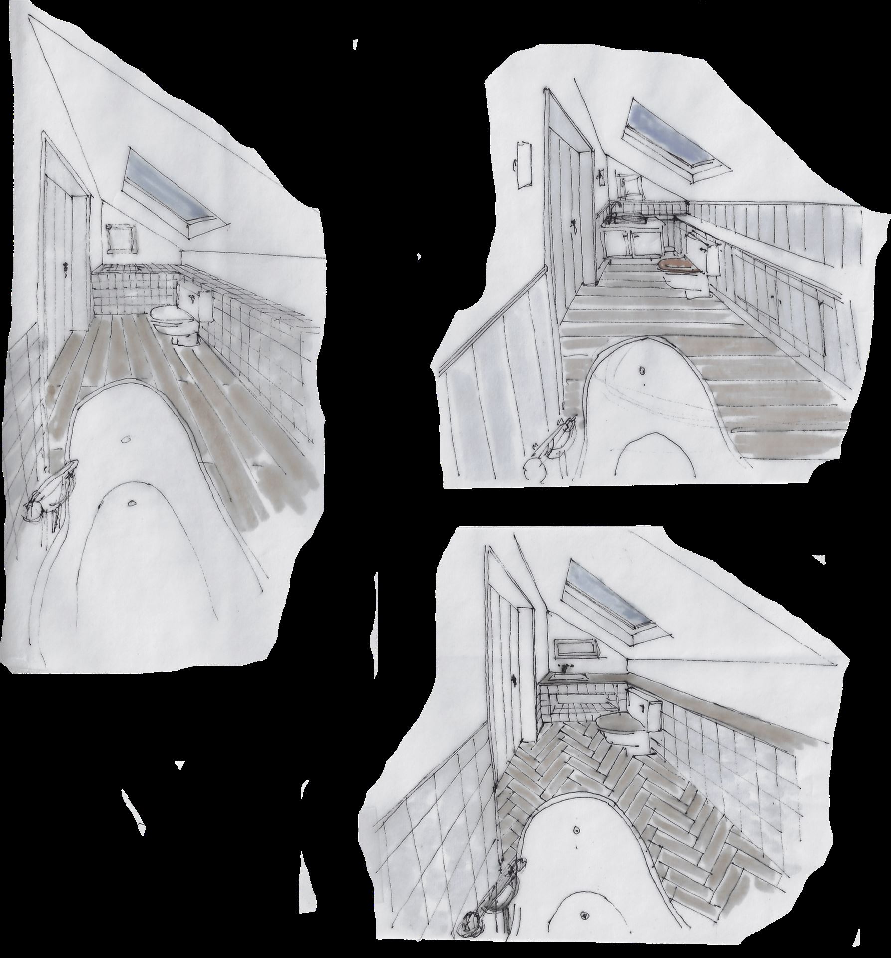 Casa Sto Antonio, architectural sketch