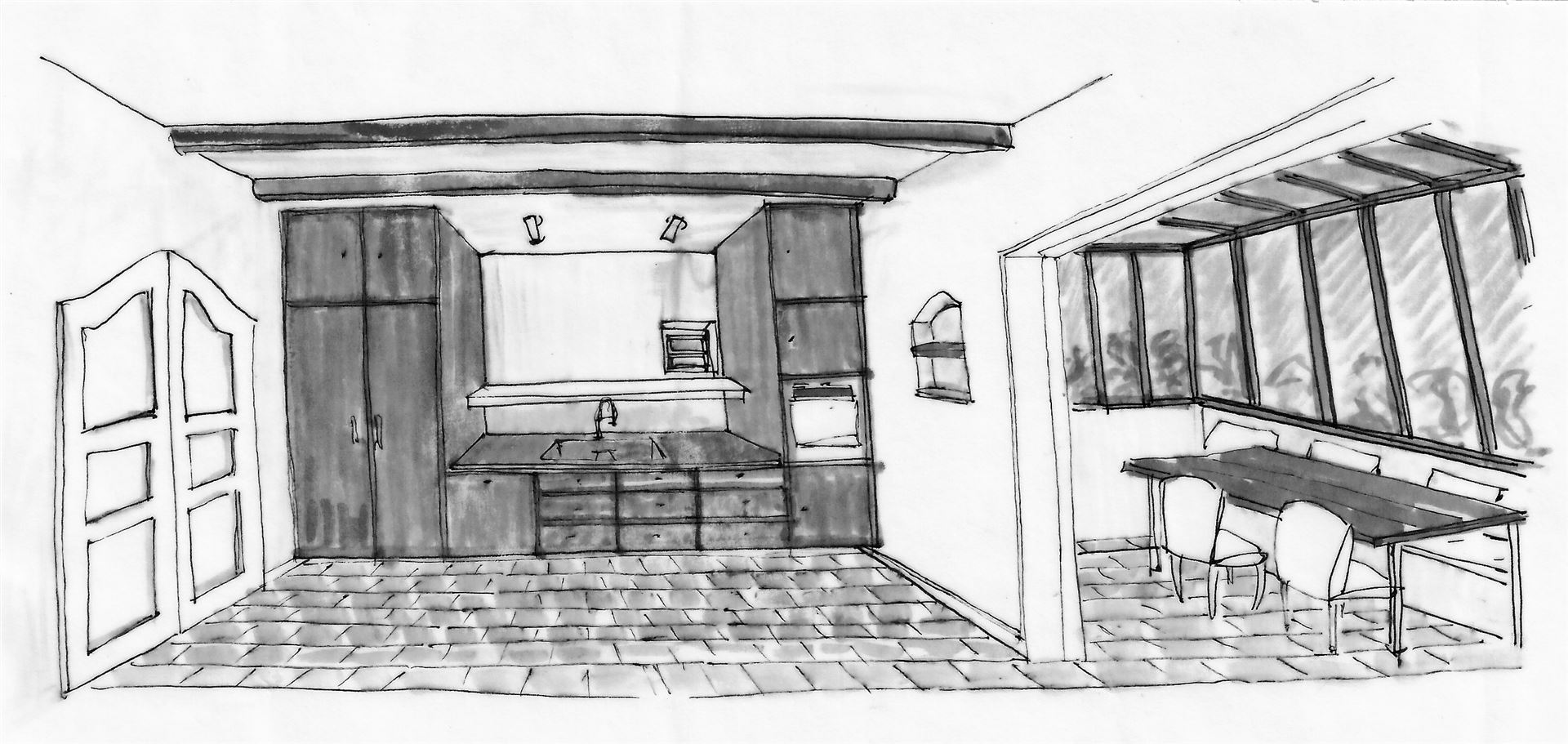 Casa da Eira, architectural sketch
