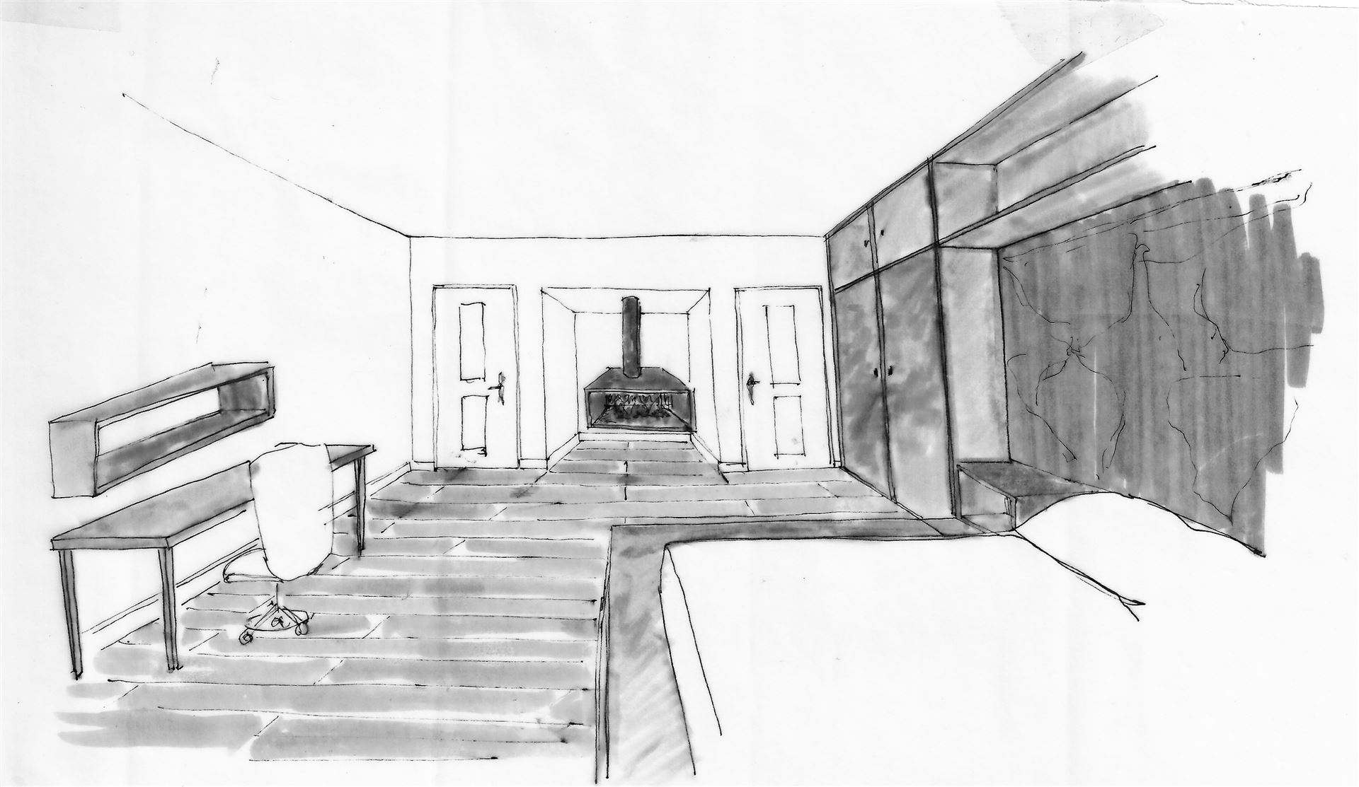 Casa da Eira, architectural sketch