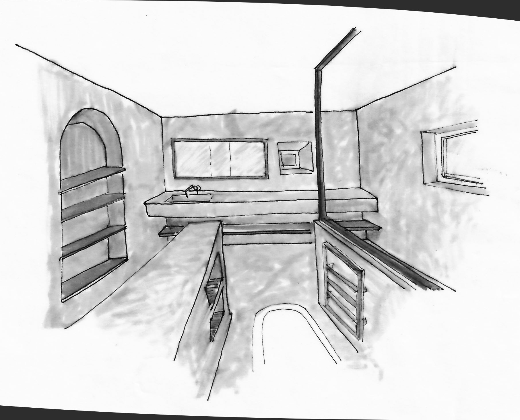 Casa da Eira, architectural sketch